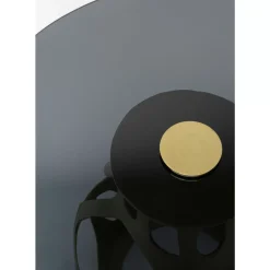 KARE Design Tische-Beistelltisch Volcano Gold O60Cm