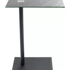 KARE Design Tische-Beistelltisch West Coast Schwarz Marble 50X34Cm
