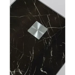 KARE Design Tische-Beistelltisch West Coast Schwarz Marble 50X34Cm