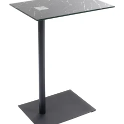 KARE Design Tische-Beistelltisch West Coast Schwarz Marble 50X34Cm