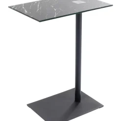 KARE Design Tische-Beistelltisch West Coast Schwarz Marble 50X34Cm