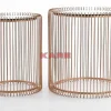 KARE Design Tische-Beistelltisch Wire Copper (2/Set) O44Cm