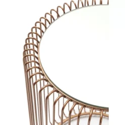 KARE Design Tische-Beistelltisch Wire Copper (2/Set) O44Cm