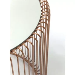 KARE Design Tische-Beistelltisch Wire Copper (2/Set) O44Cm