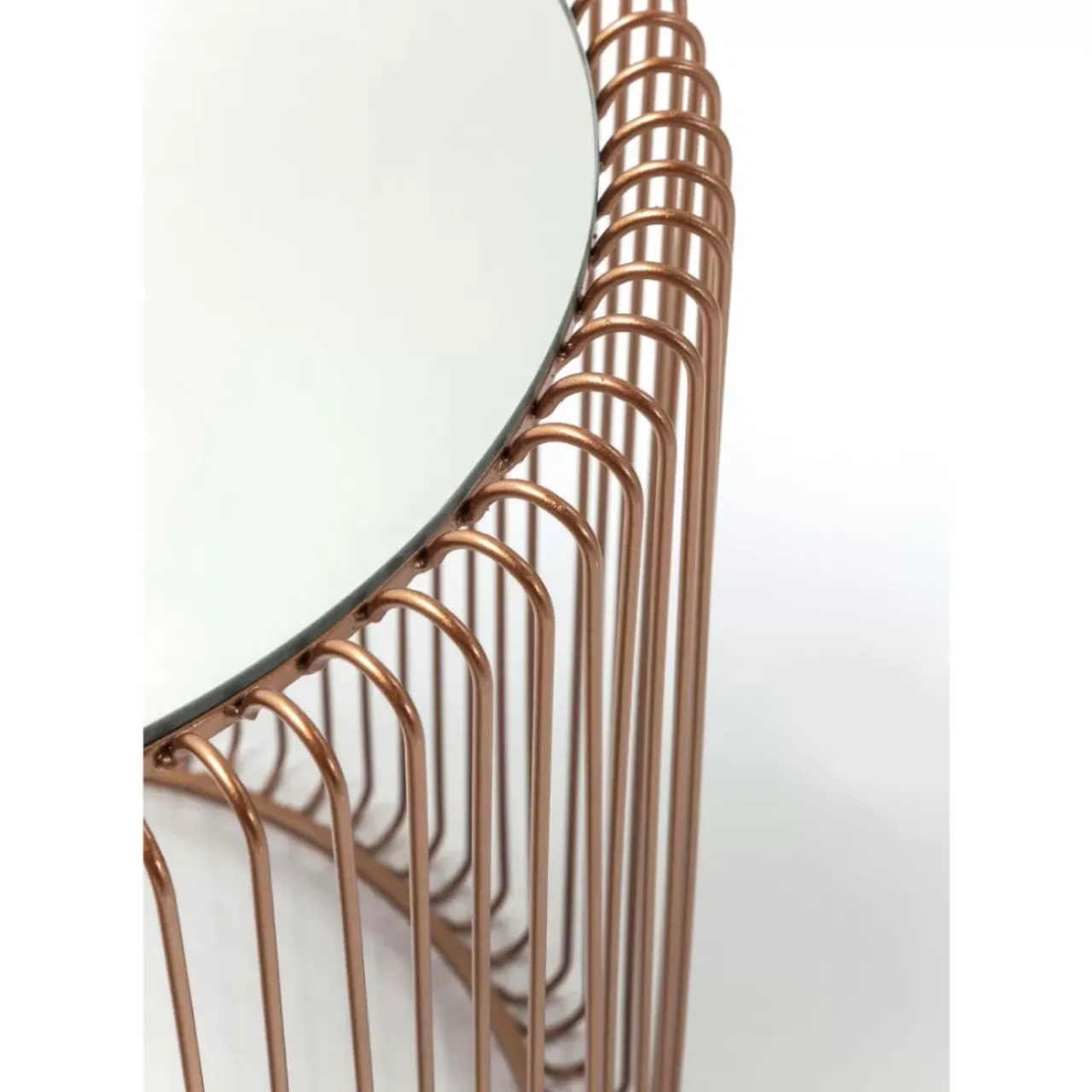 KARE Design Tische-Beistelltisch Wire Copper (2/Set) O44Cm
