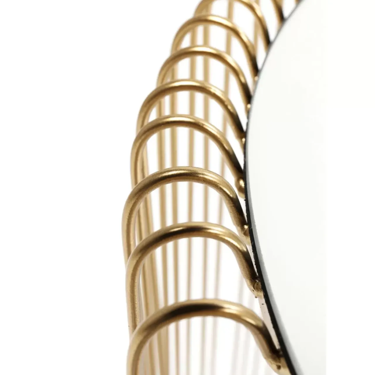 KARE Design Tische-Beistelltisch Wire Messing (2/Set) O44Cm