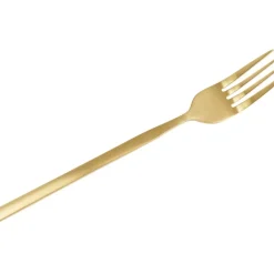 KARE Design Geschirr & Tischaccessoires-Besteck Gloria Matt Gold (16-Tlg.)