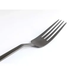 KARE Design Geschirr & Tischaccessoires-Besteck Gloria Matt Schwarz (16-Tlg.)