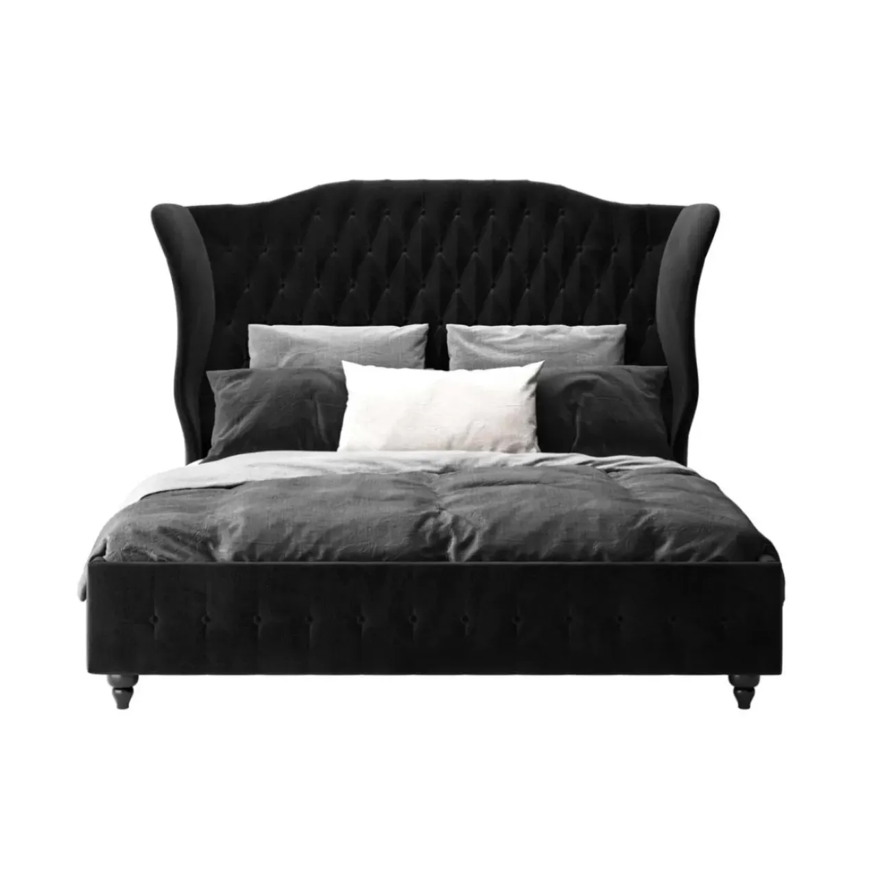 KARE Design Betten-Bett City Spirit Graphit 180X200Cm