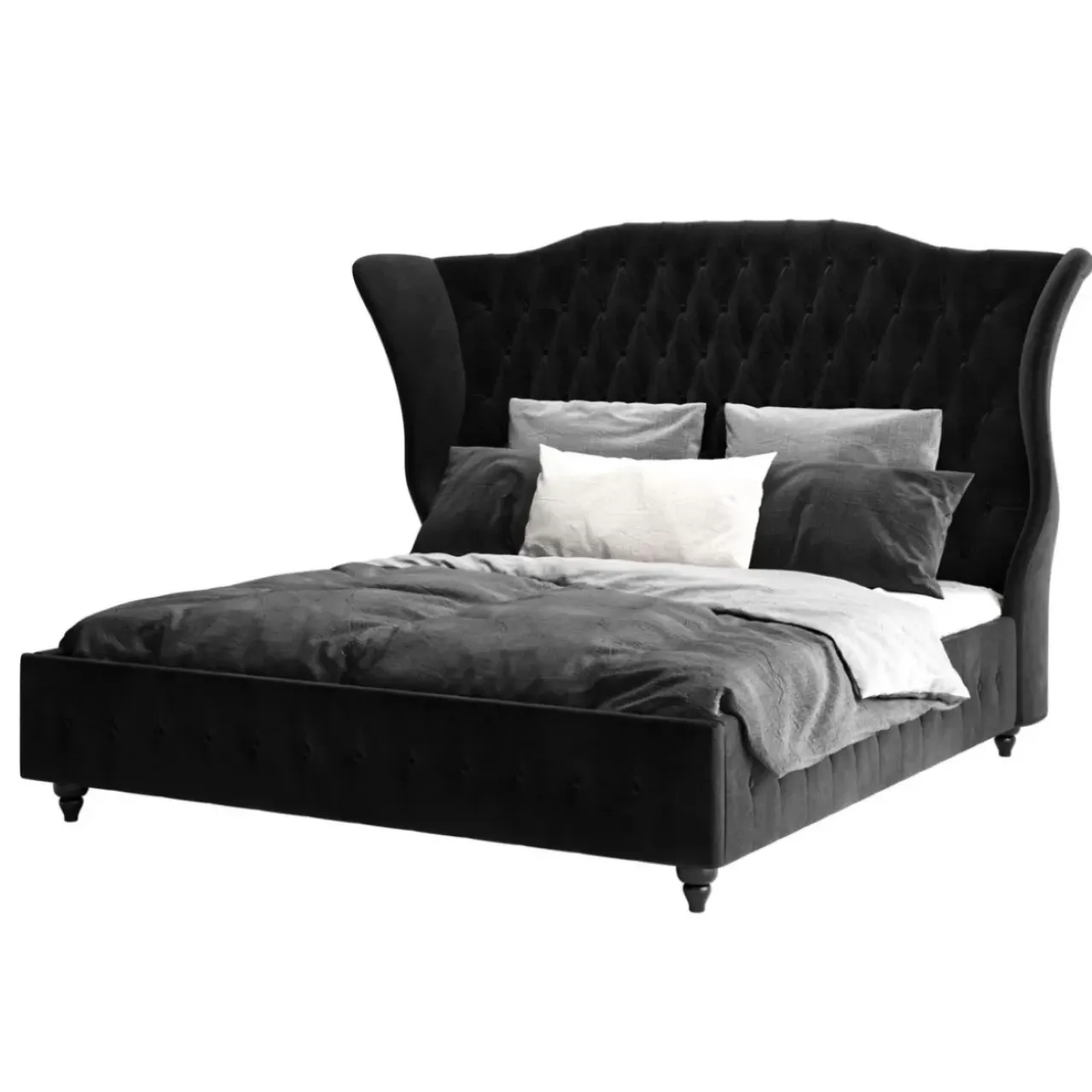 KARE Design Betten-Bett City Spirit Graphit 180X200Cm