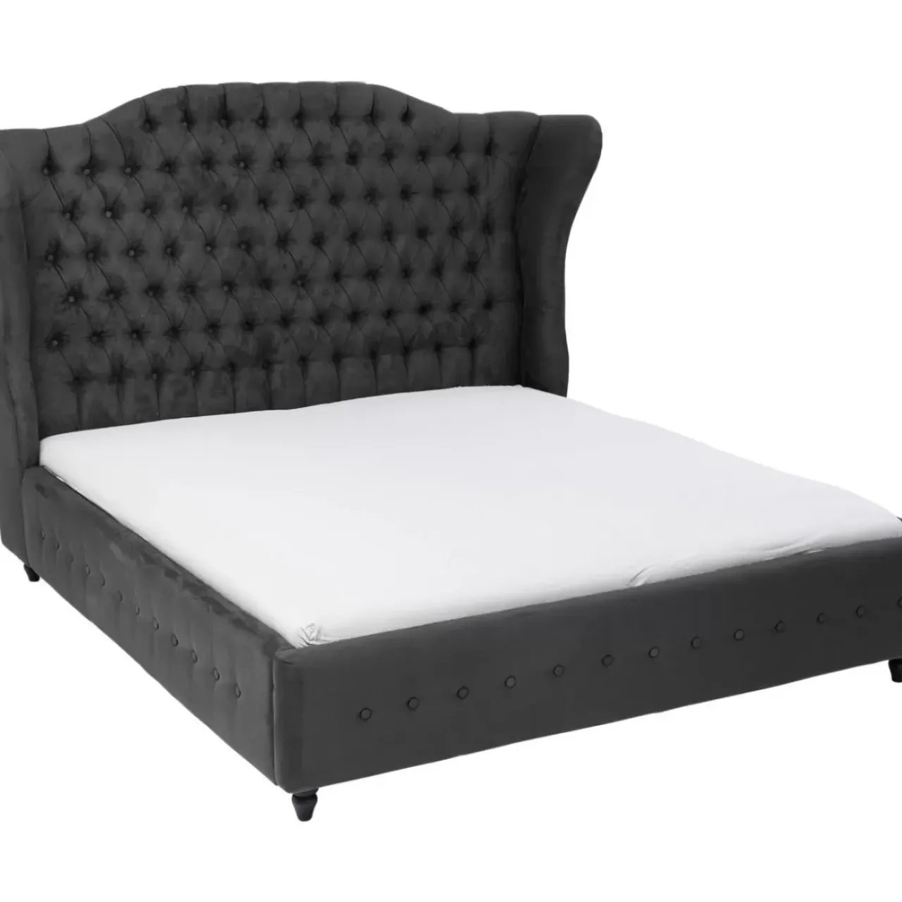 KARE Design Betten-Bett City Spirit Graphit 160X200Cm