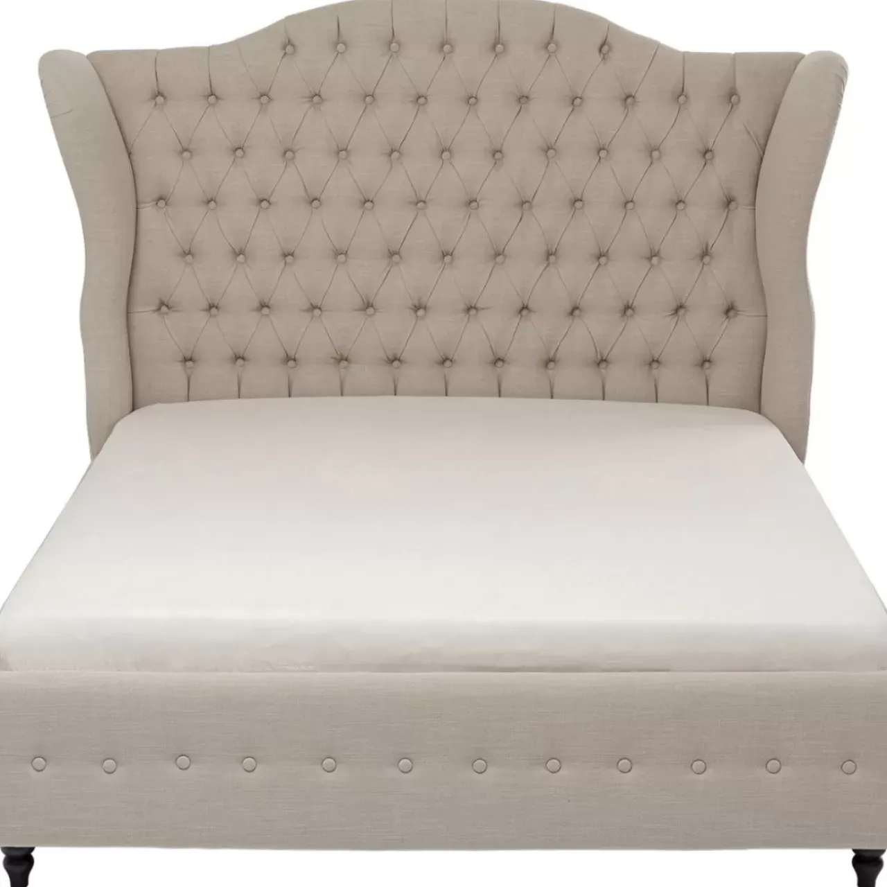 KARE Design Betten-Bett City Spirit Linen Natural 160X200Cm