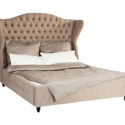 KARE Design Betten-Bett City Spirit Linen Natural 160X200Cm