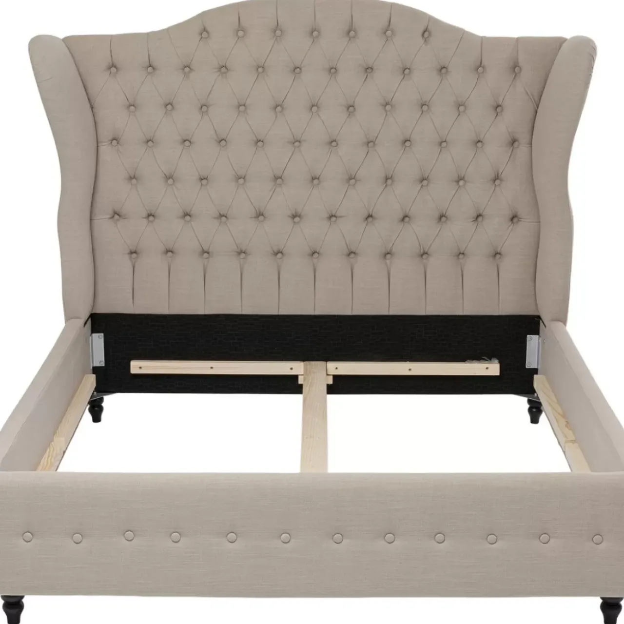 KARE Design Betten-Bett City Spirit Linen Natural 160X200Cm