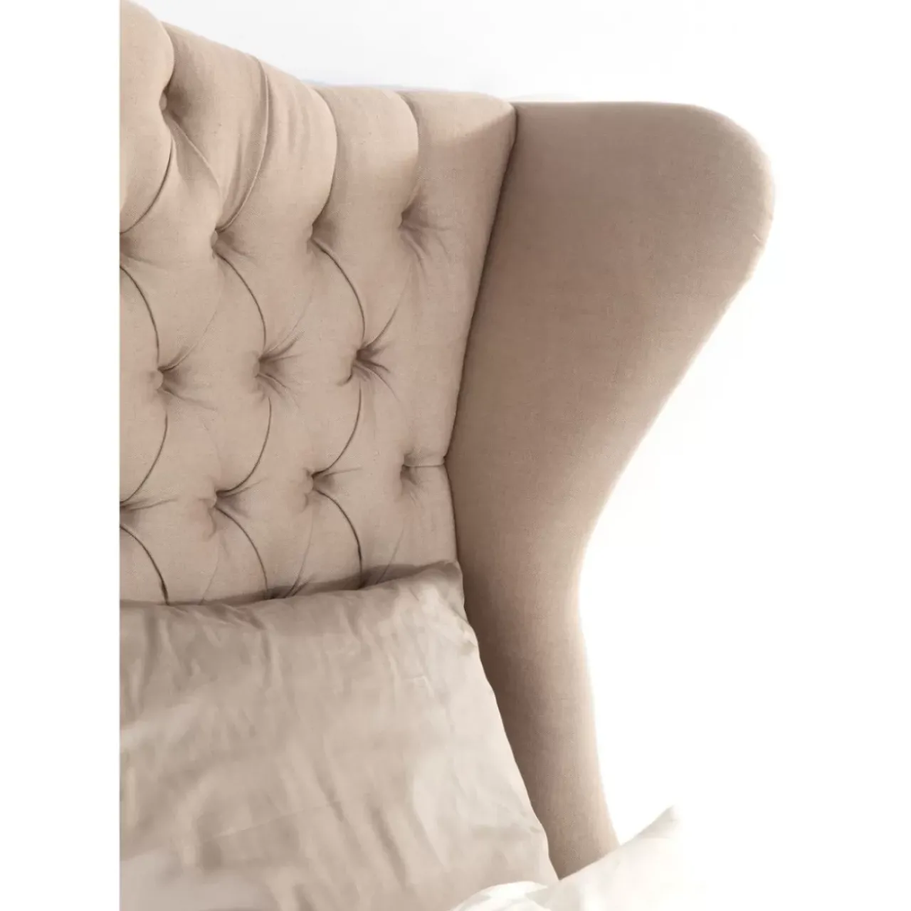 KARE Design Betten-Bett City Spirit Linen Natural 160X200Cm