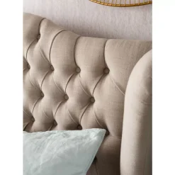 KARE Design Betten-Bett City Spirit Linen Natural 160X200Cm