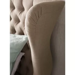 KARE Design Betten-Bett City Spirit Linen Natural 160X200Cm