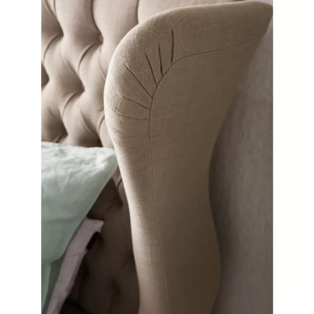 KARE Design Betten-Bett City Spirit Linen Natural 160X200Cm