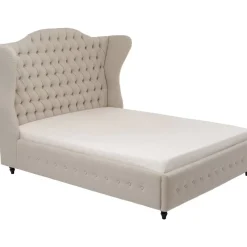 KARE Design Betten-Bett City Spirit Linen Natural 160X200Cm