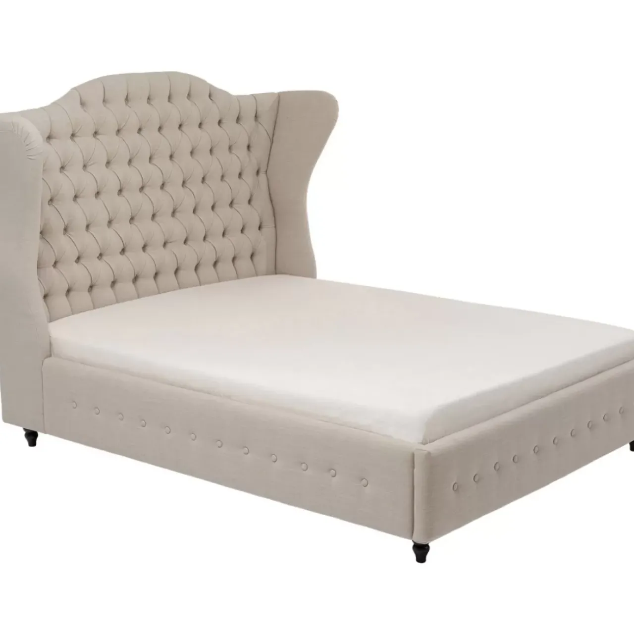 KARE Design Betten-Bett City Spirit Linen Natural 160X200Cm