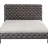 KARE Design Betten-Bett Desire Hoch Silbergrau 160X200 Cm