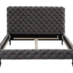 KARE Design Betten-Bett Desire Hoch Silbergrau 160X200 Cm