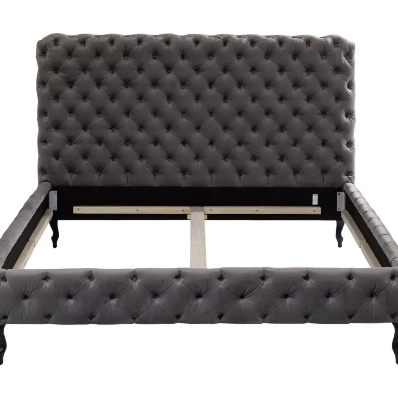 KARE Design Betten-Bett Desire Hoch Silbergrau 160X200 Cm