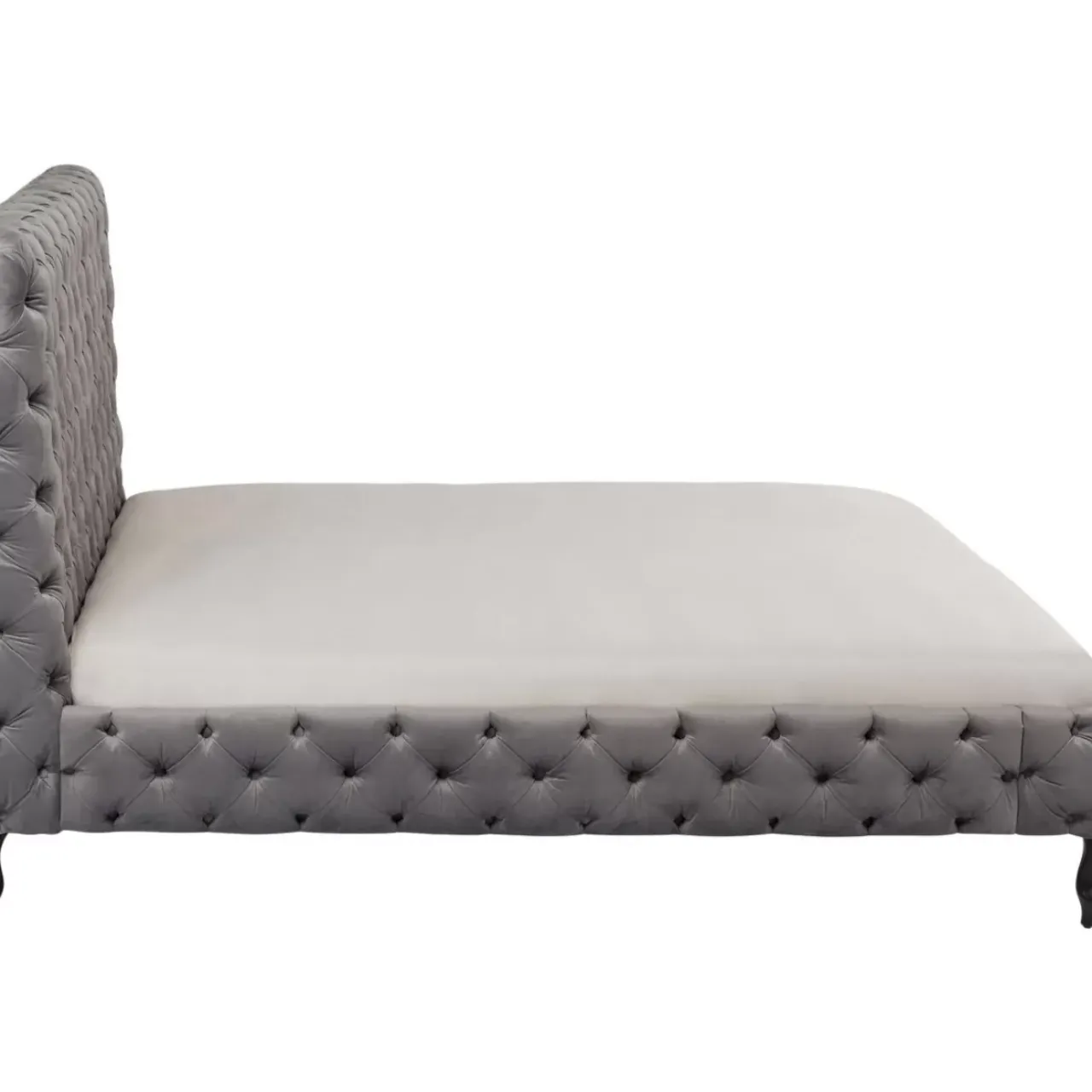 KARE Design Betten-Bett Desire Hoch Silbergrau 180X200 Cm