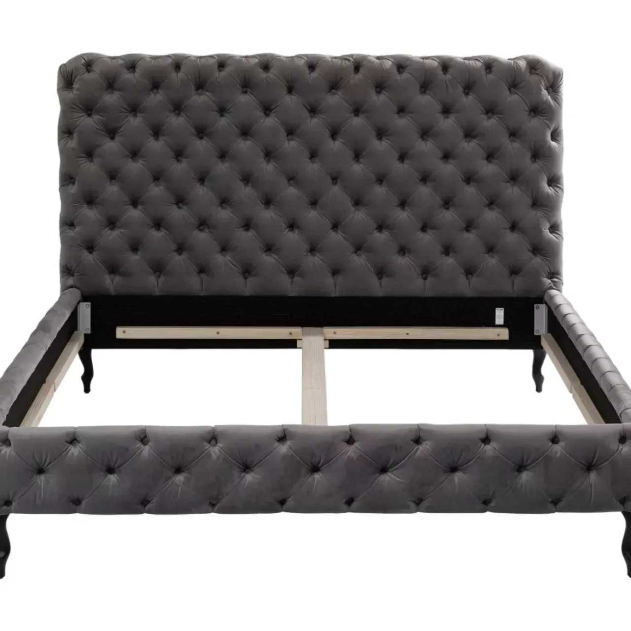 KARE Design Betten-Bett Desire Hoch Silbergrau 180X200 Cm