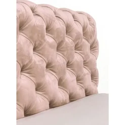 KARE Design Betten-Bett Desire Velvet Ecru 160X200Cm