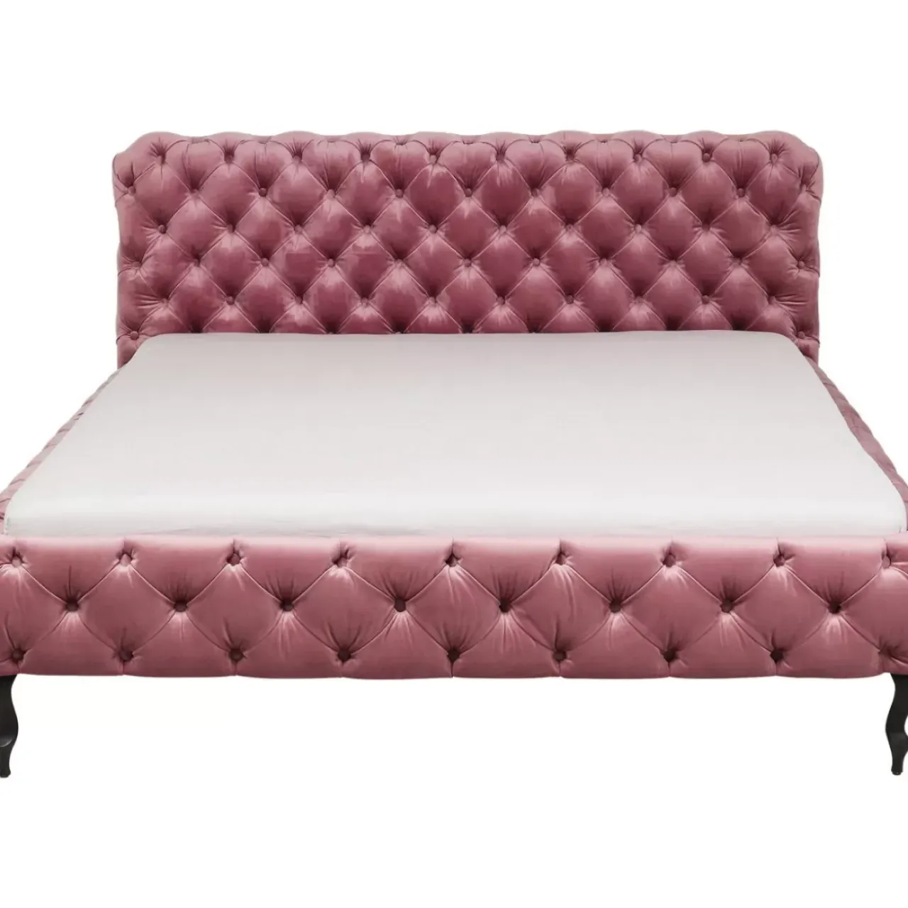 KARE Design Betten-Bett Desire Velvet Rose 180X200Cm