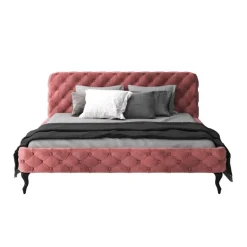 KARE Design Betten-Bett Desire Velvet Rose 180X200Cm