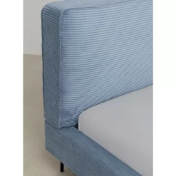 KARE Design Betten-Bett East Side Cord Blau 180X200Cm