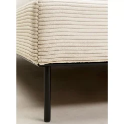 KARE Design Betten-Bett East Side Cord Creme 160X200Cm