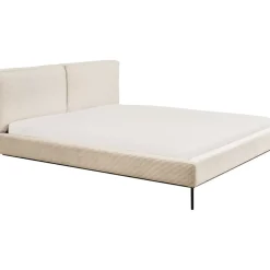 KARE Design Betten-Bett East Side Cord Creme 160X200Cm