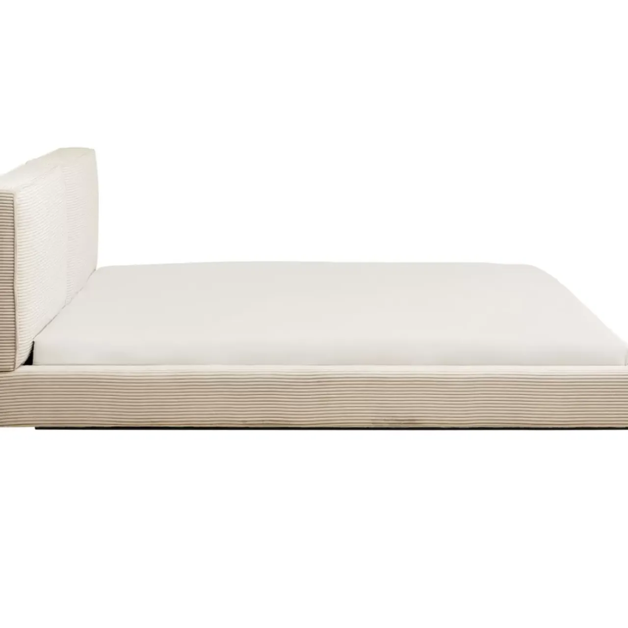 KARE Design Betten-Bett East Side Cord Creme 160X200Cm