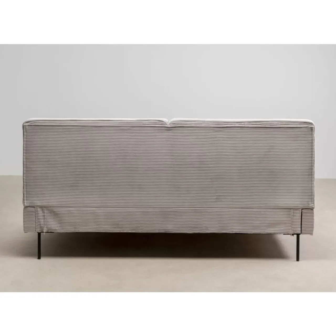 KARE Design Betten-Bett East Side Cord Grau 180X200Cm