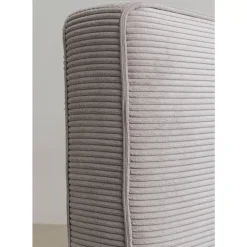 KARE Design Betten-Bett East Side Cord Grau 160X200Cm