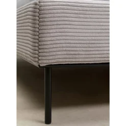 KARE Design Betten-Bett East Side Cord Grau 160X200Cm