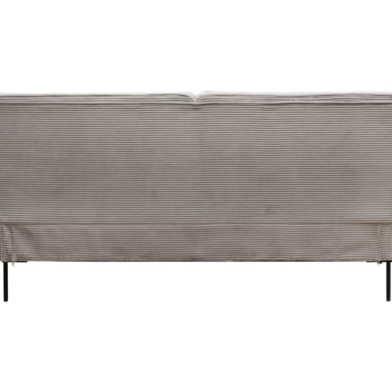 KARE Design Betten-Bett East Side Cord Grau 160X200Cm