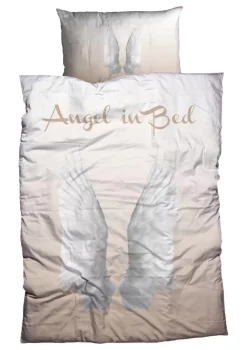 KARE Design Deko & Geschenkartikel-Bettwasche Angel In Bed 160X210 + Kissen 65X100