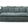 KARE Design Sofas & Couches-Bigsofa Boheme Blaugrun 230Cm