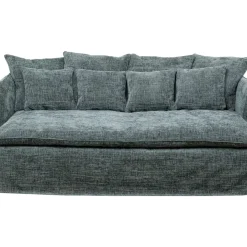 KARE Design Sofas & Couches-Bigsofa Boheme Blaugrun 230Cm