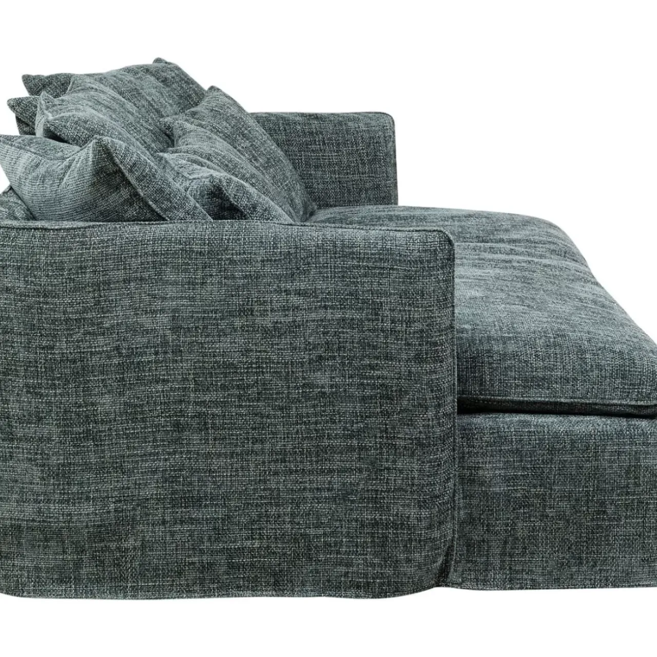 KARE Design Sofas & Couches-Bigsofa Boheme Blaugrun 230Cm