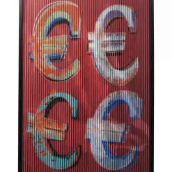 KARE Design Bilder-Bild Frame Art 3D Euro 118X83Cm