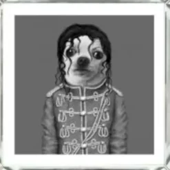 KARE Design Bilder-Bild Frame Mirror King Dog 60X60