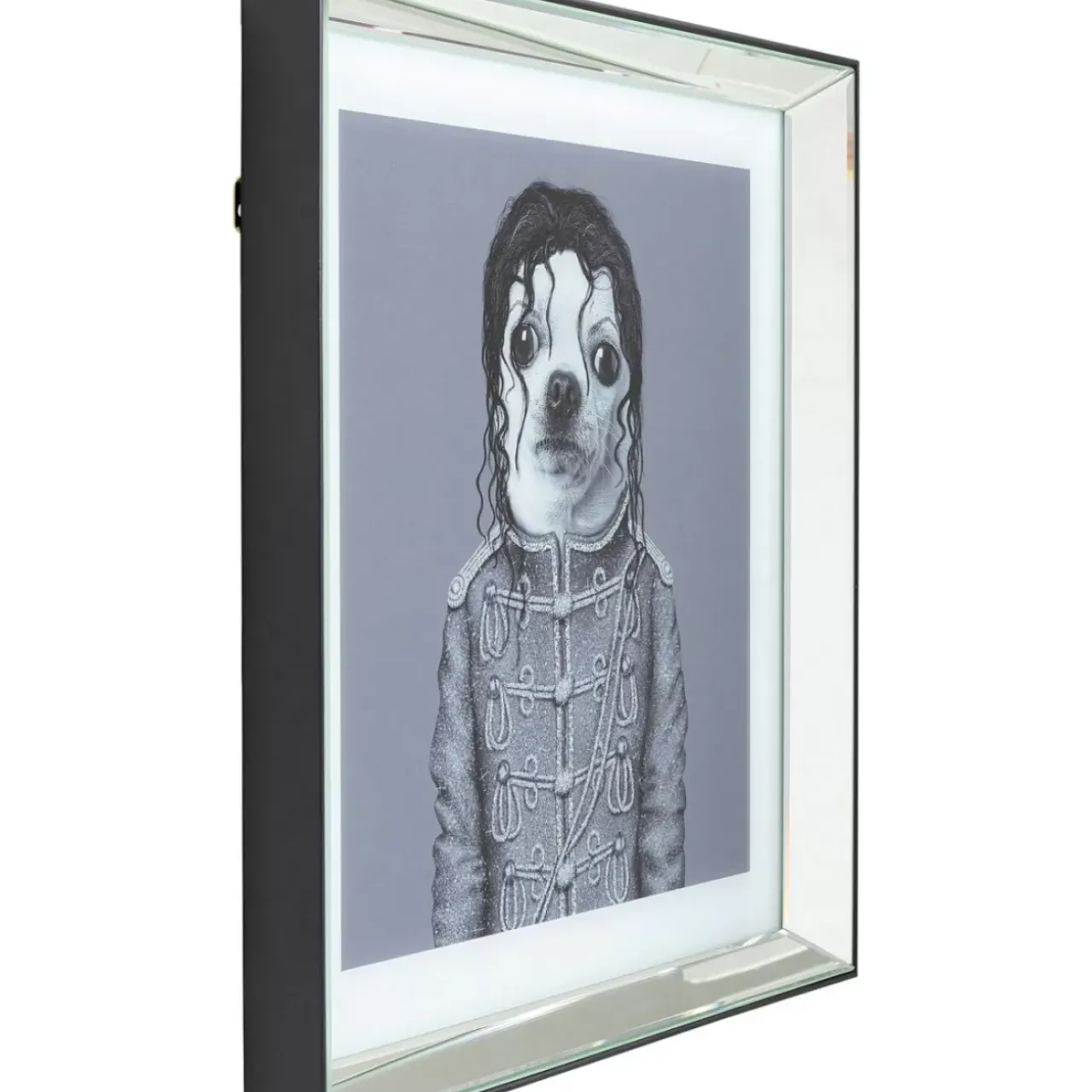KARE Design Bilder-Bild Frame Mirror King Dog 60X60