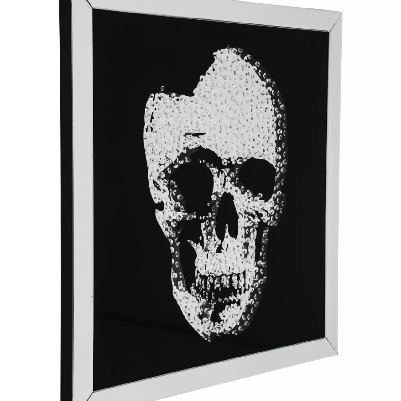 KARE Design Bilder-Bild Frame Mirror Skull 100X100Cm