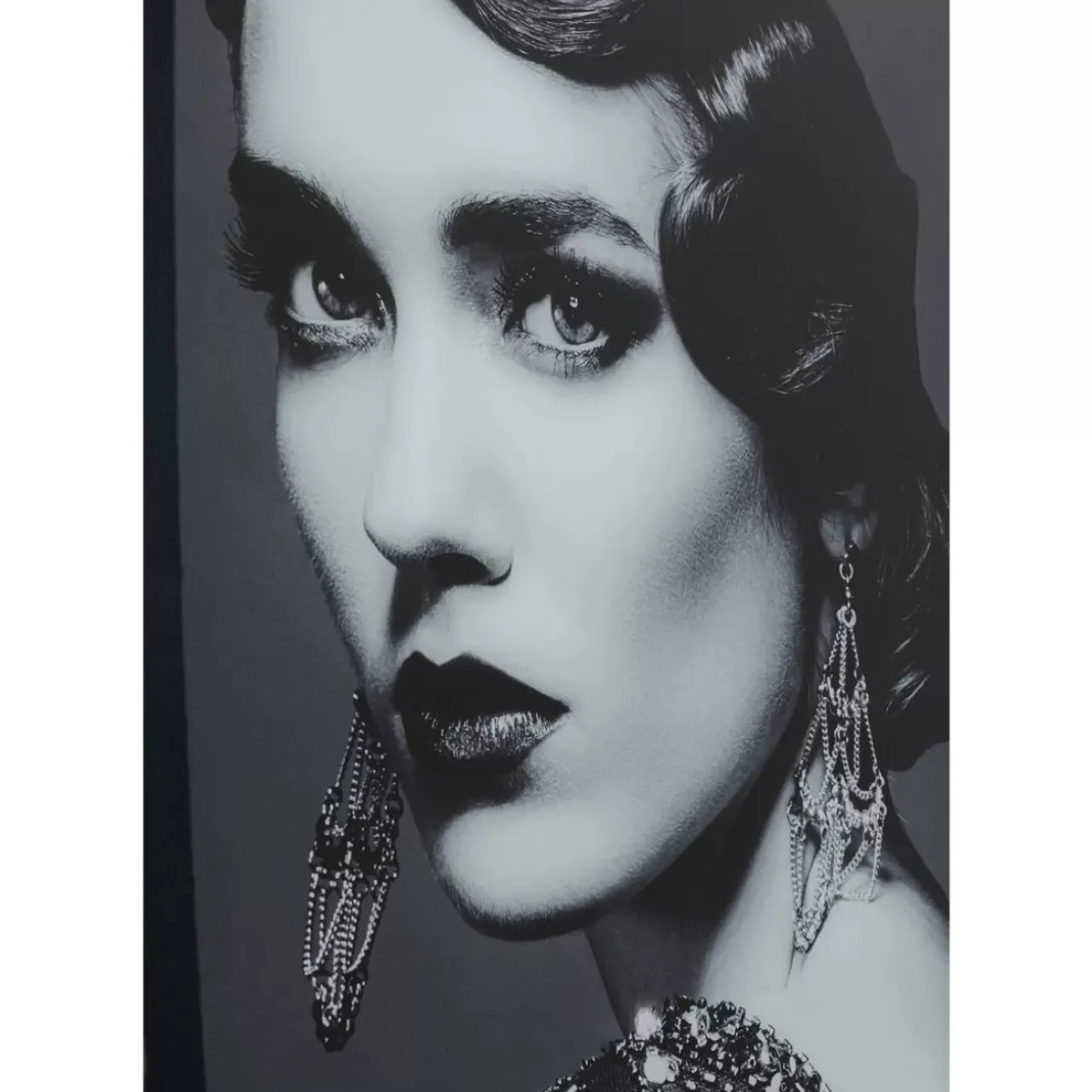 KARE Design Bilder-Bild Glas Beauty Lady 120X150Cm