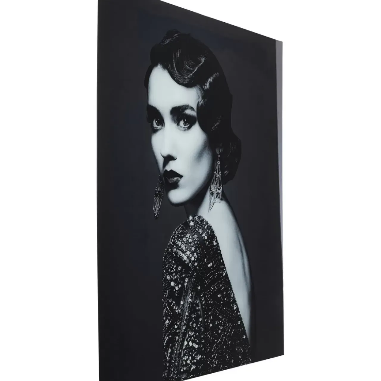 KARE Design Bilder-Bild Glas Beauty Lady 120X150Cm